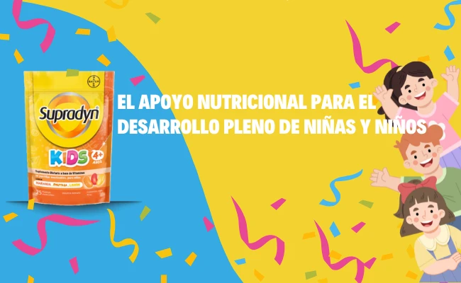 ¿Sabías que los niños necesitan de nutrientes para lograr una vida plena?